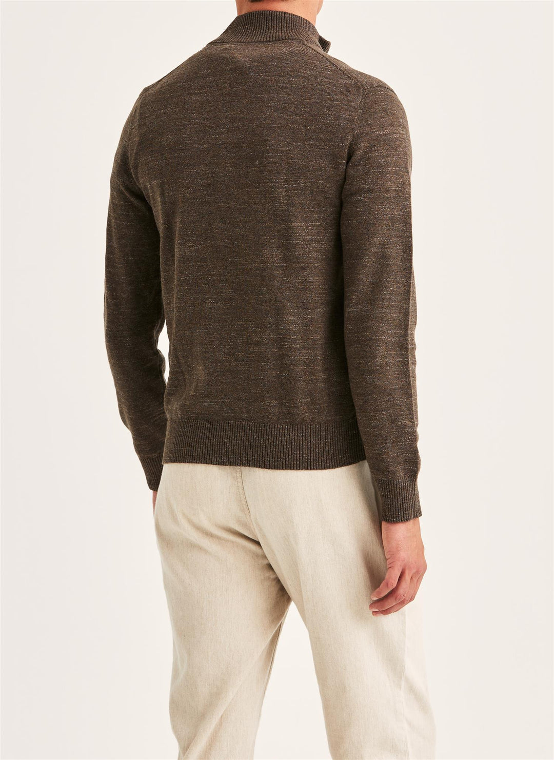 Randall Half Zip  Brown