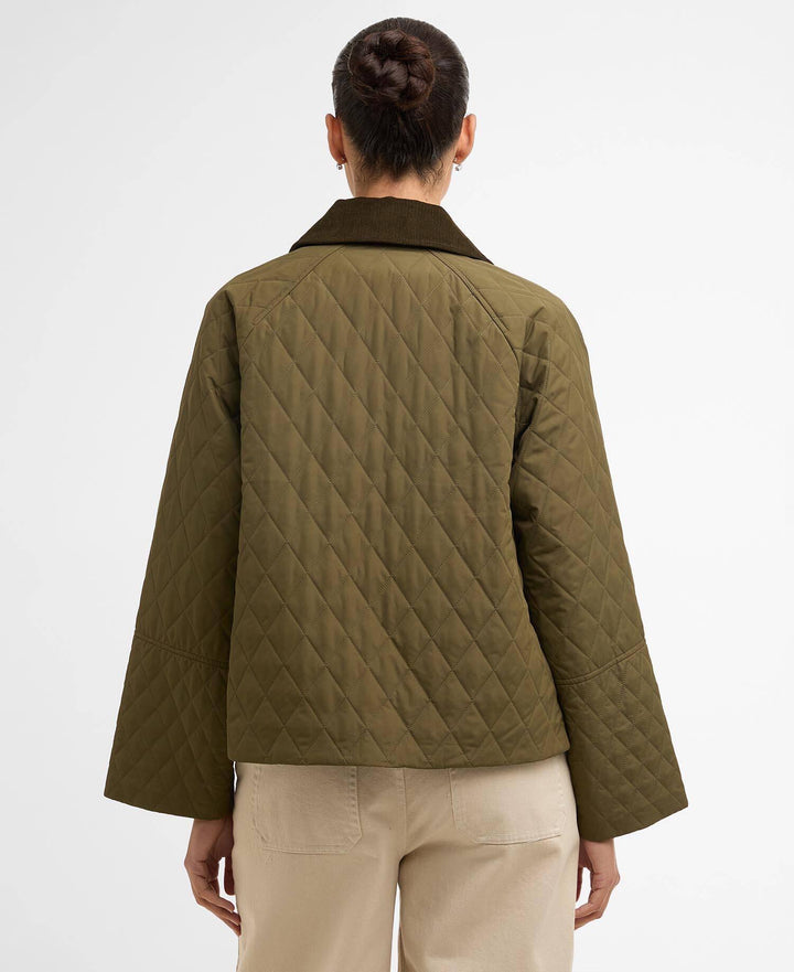 Barbour Kirby Quilt  Ivy Green/Ancient Tartan