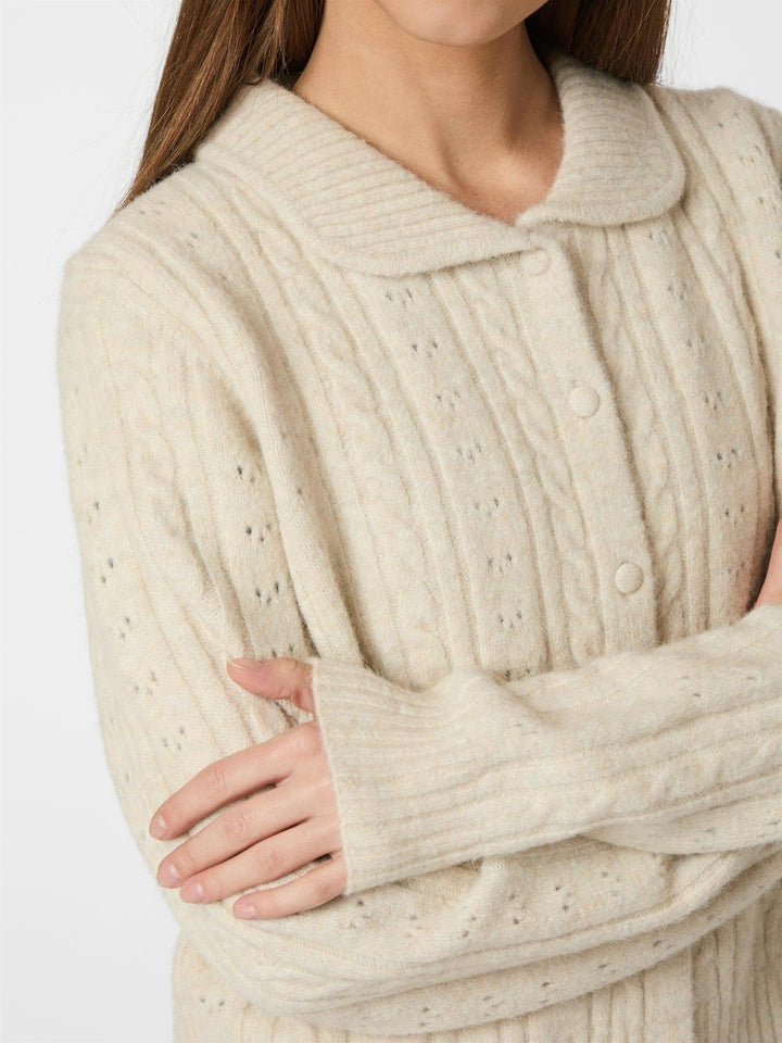 EMILIE KNIT CARDIGAN  Ivory