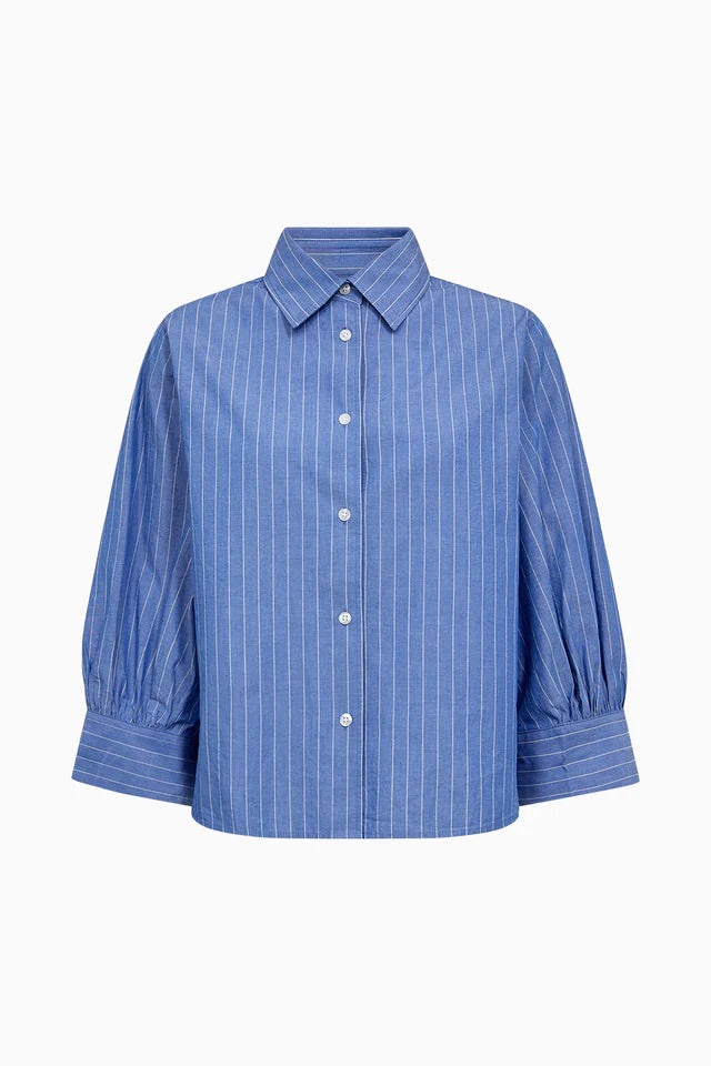 Hepburn Shirt Santa Barbara Stripe  Blue