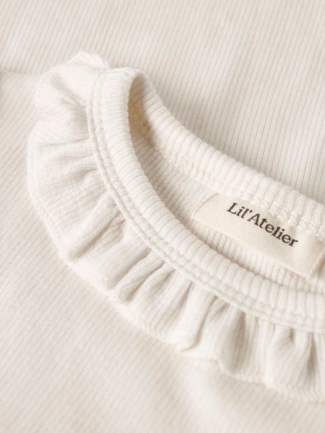 Frijo Ls Slim Top  Offwhite