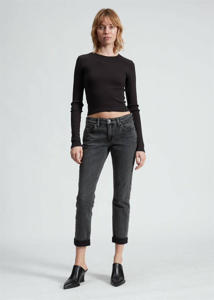 DRE LOW-RISE SLIM BOYFRIEND  Serephina