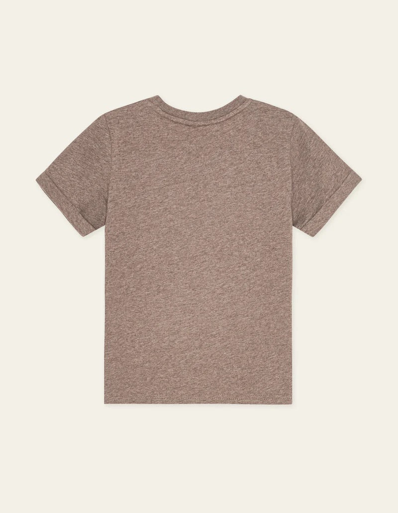 NØRREGAARD CONTRAST T-SHIRT  Cub Melange