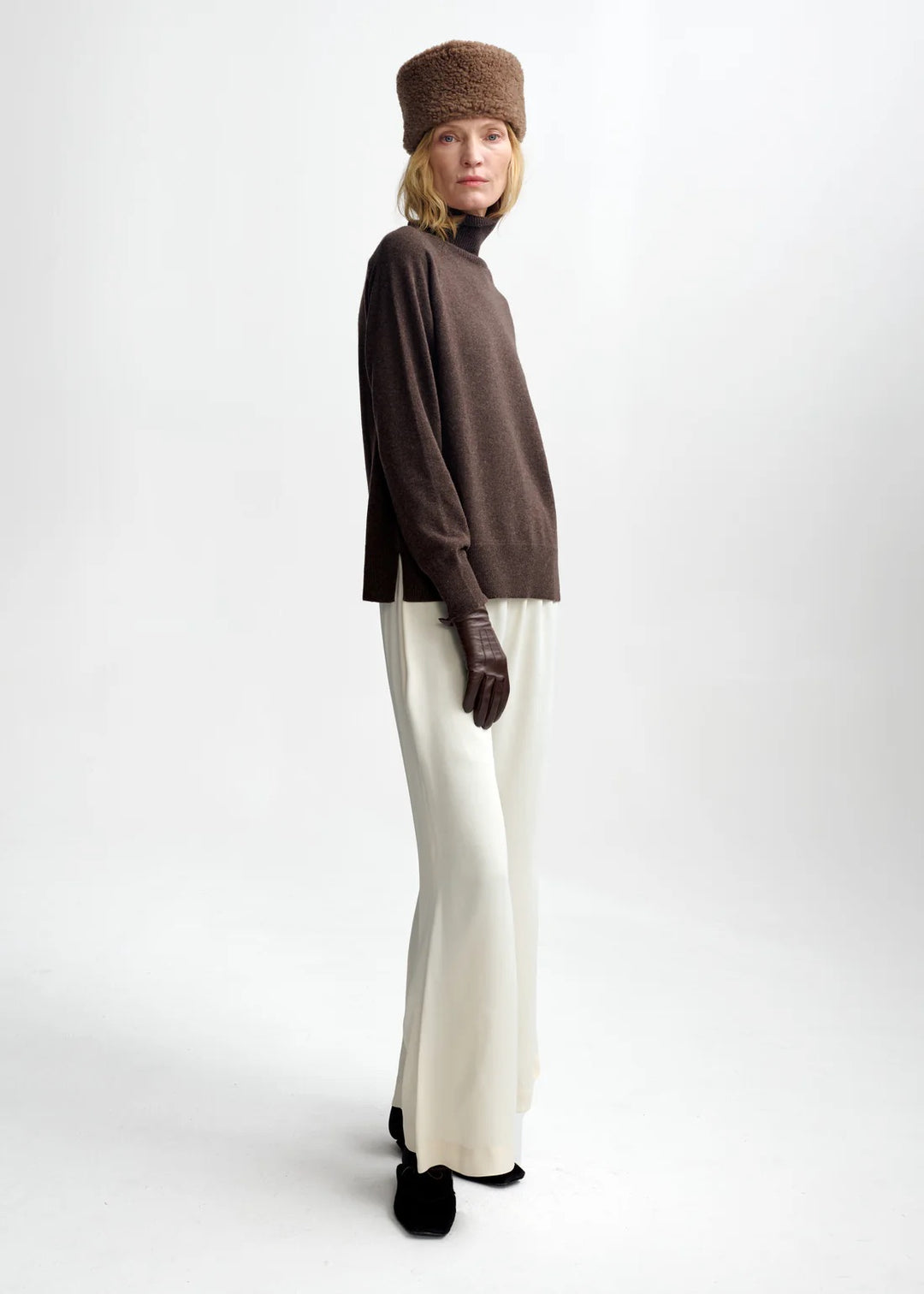 Zina wool cash turtleneck  Espresso