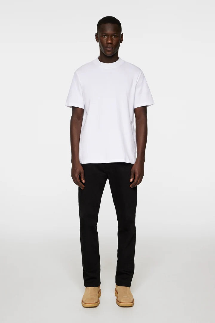 Ace Mock Neck T-Shirt  White