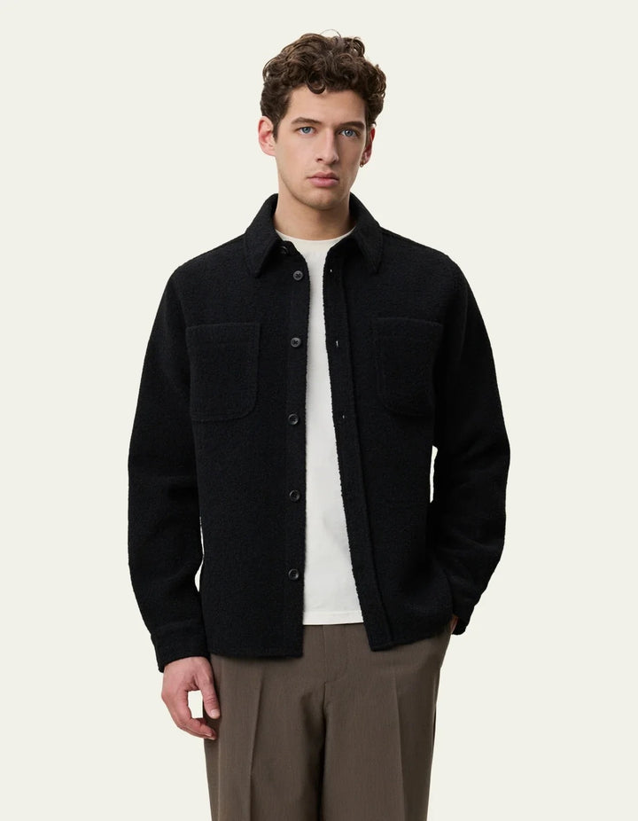 Bouclé Overshirt  Delicioso Brown