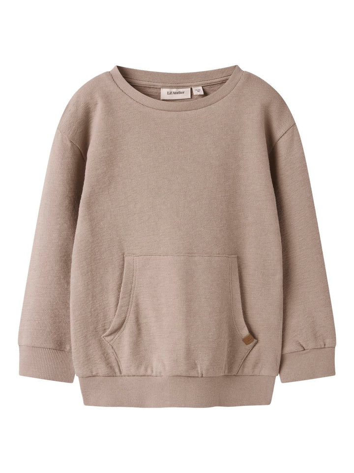 Dias Duk Ls Loose Sweat  Lysegrå