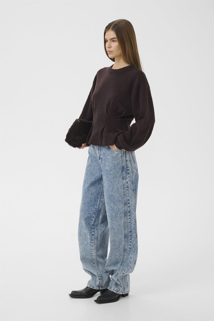 Gzmanzi Waist Pullover  Ganache
