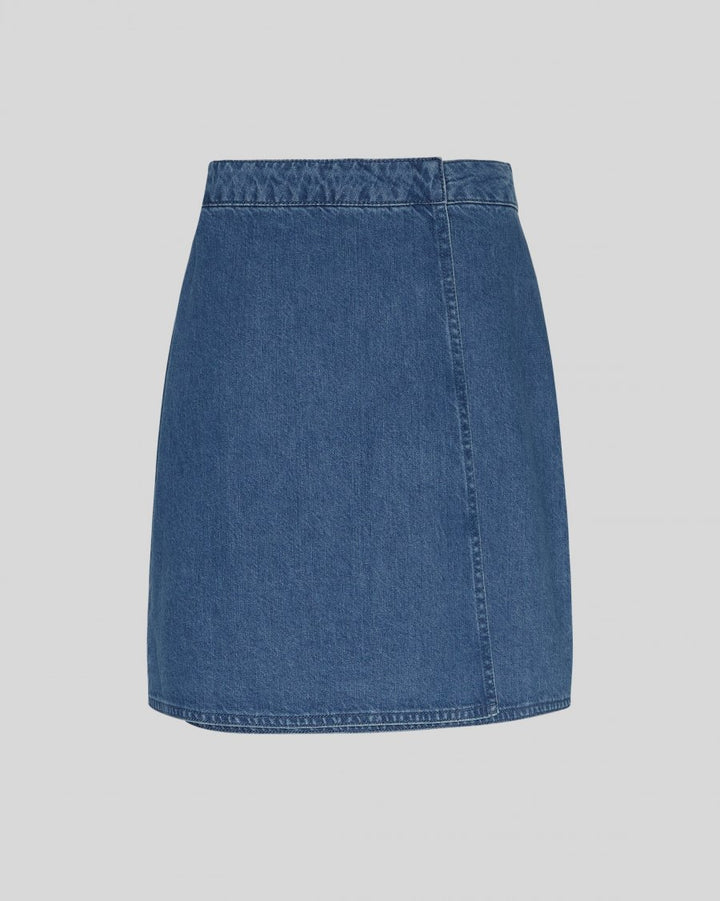 MSCHElena HW Skirt  Mid Blue Wash