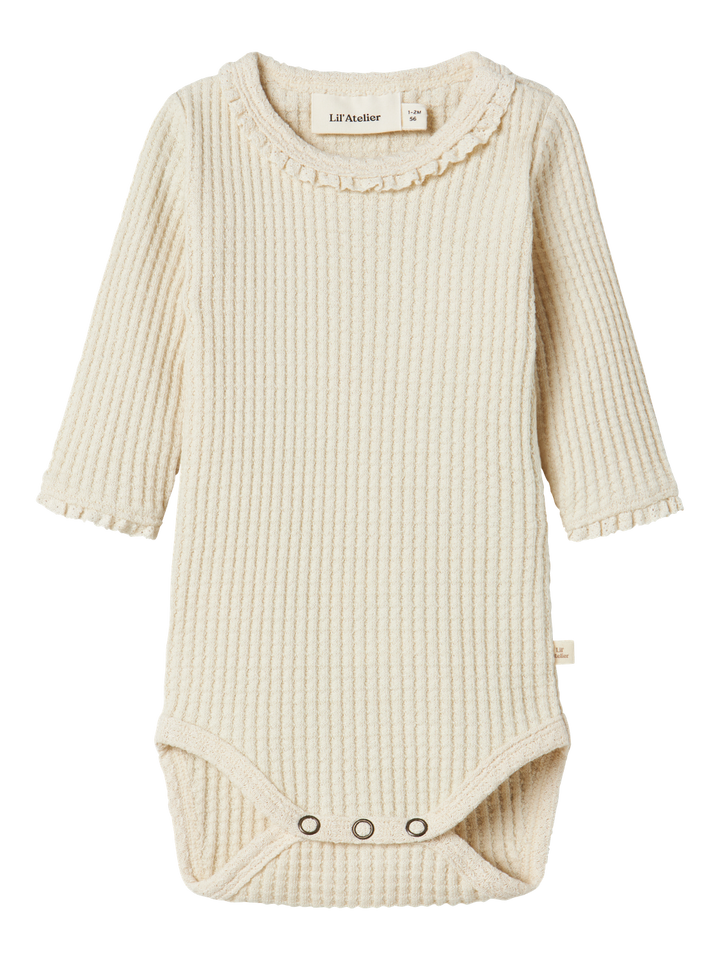 NBFOSANNE LS SLIM BODY LIL  Offwhite