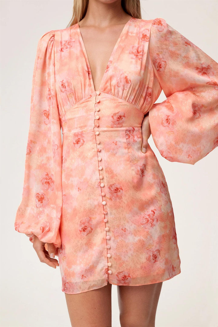 Florence Dress  Peach