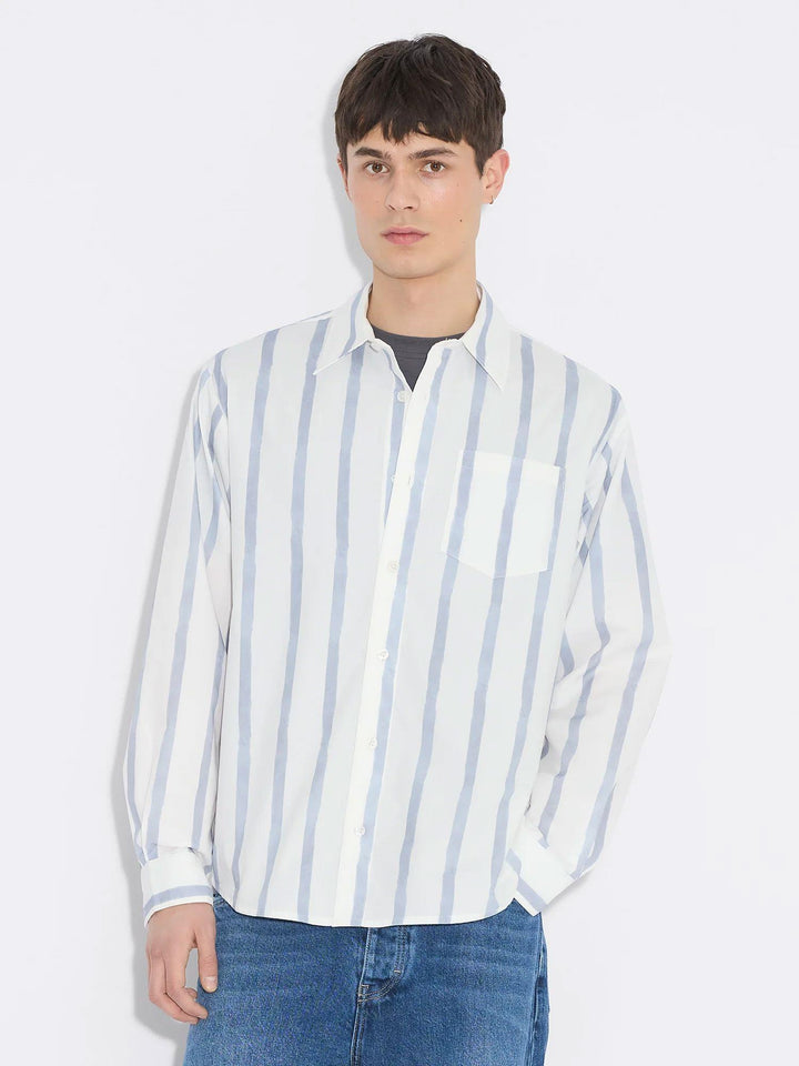 Regular Striped Shirt  Blue Stripe