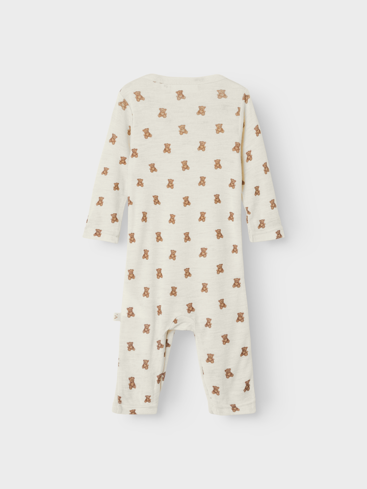 NBNNALU WO/MO LS SLIM SUIT LIL  Offwhite