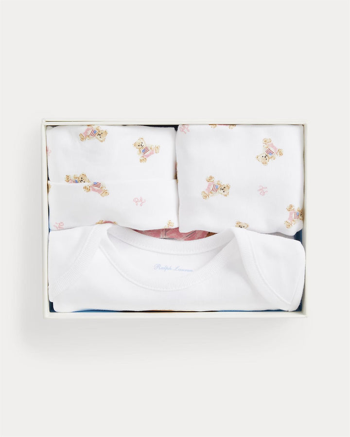 KNIT-GIFT BOX SET  White Mu