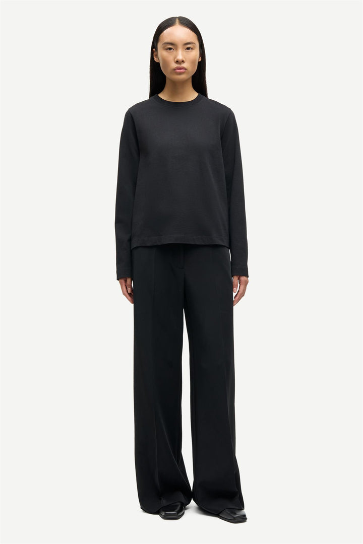 Sacamino Ls T-Shirt 6024  Black