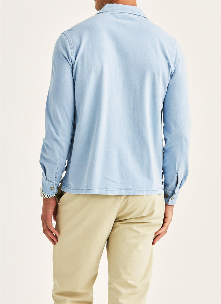 Harland LS Polo Shirt  Blue