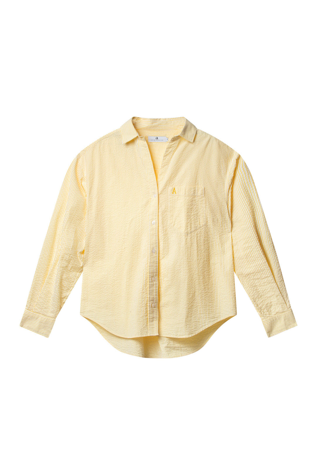 VENICE Seersucker Classic Stripe  Yellow Stripe