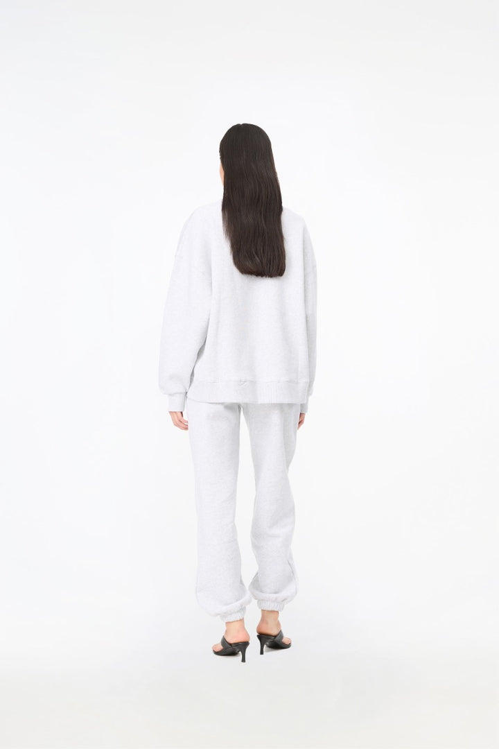 IRIS CREWNECK Light Grey Melange