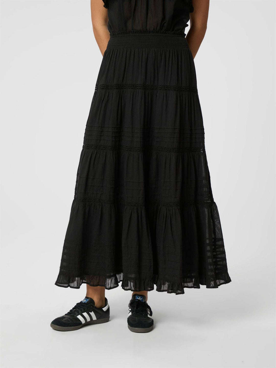 Felicia S Voile Skirt  Black