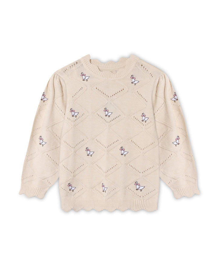 ALON GOOSE BLOUSE  Sandshell