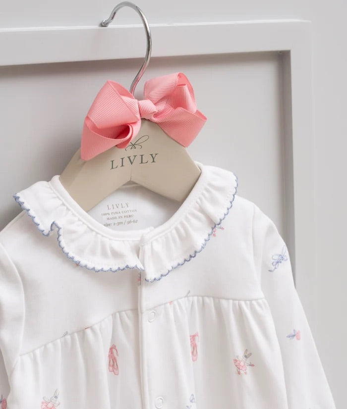 Ballerina Gia Overall  White