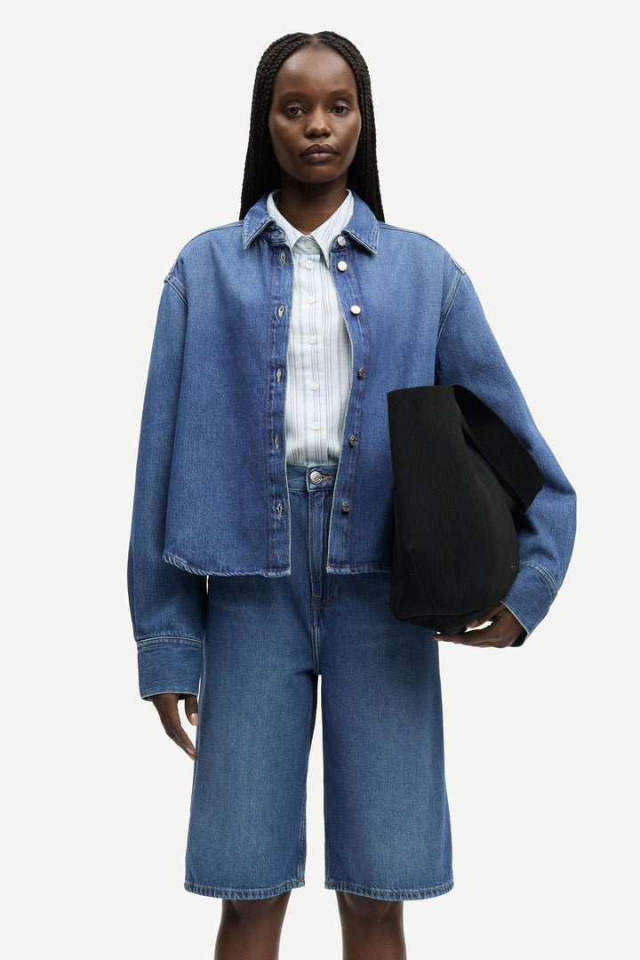 Sacelia Shirt 15893  Fluid Denim
