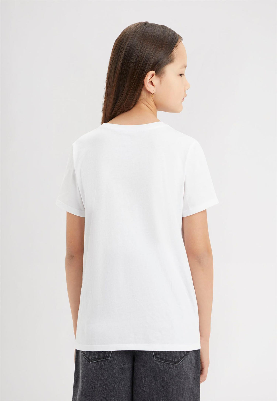BATWING CHEST HIT TEE  White