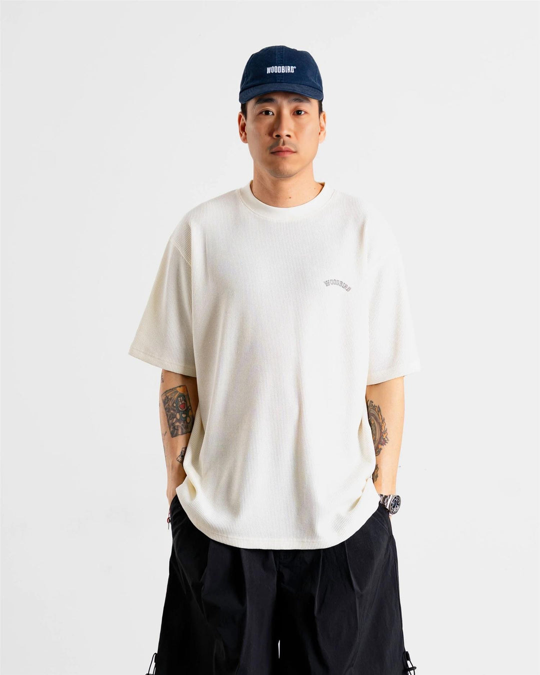 WBBaine Waffel Tee  Off White