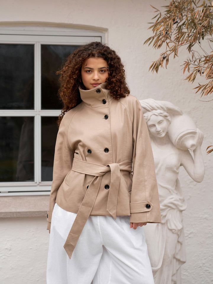 Munet Trench Jacket  Sand