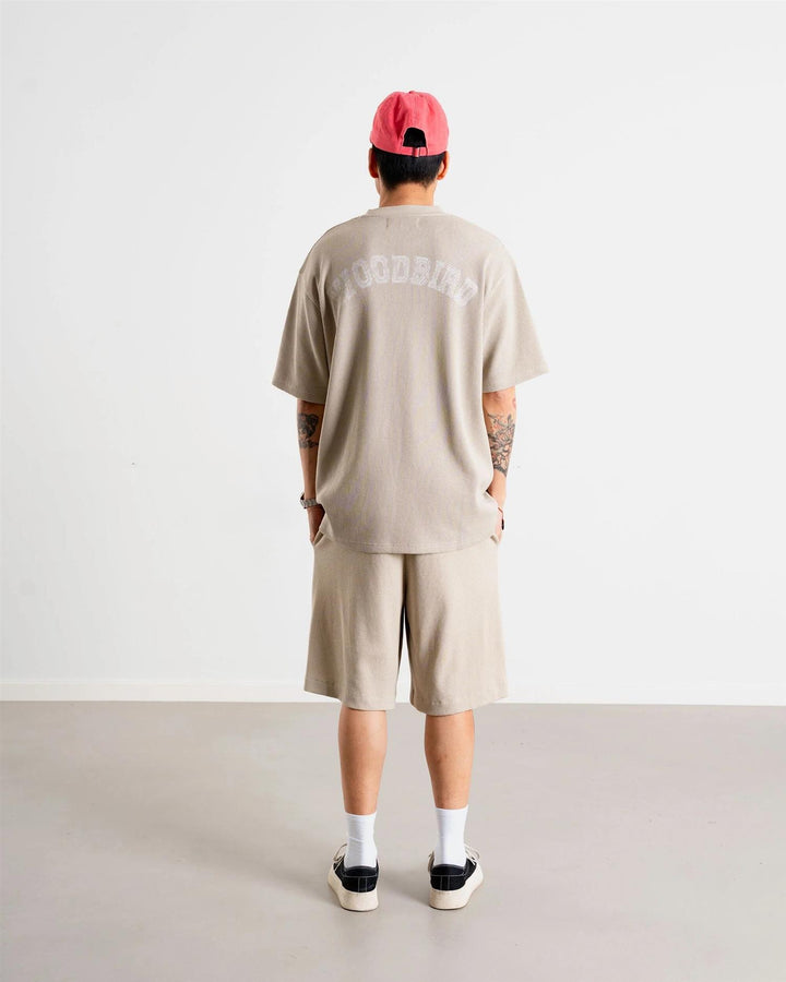WBBaine Waffel Tee  Taupe Brown