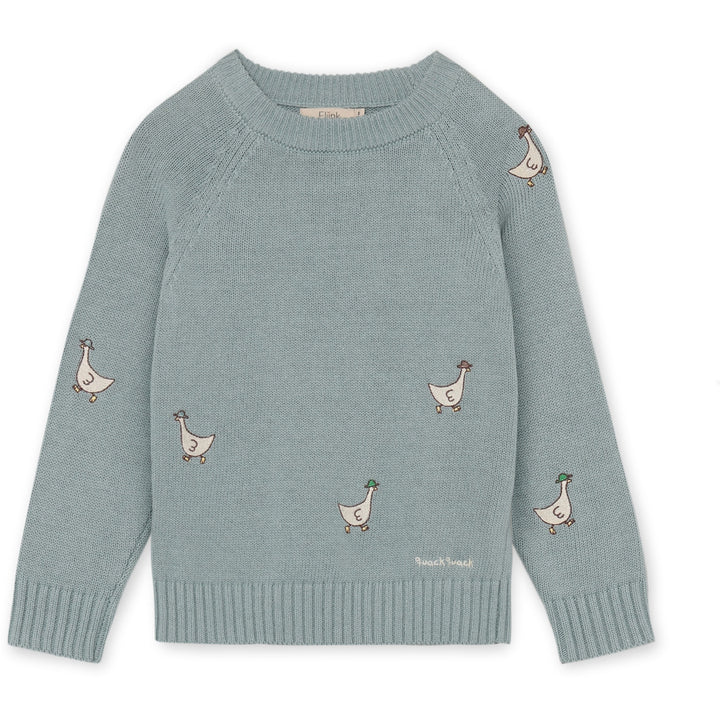 MAHDI KNIT PULLOVER  Slate