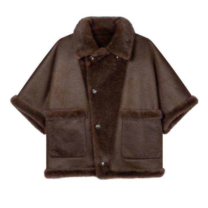 CLARA FAUX MINK  Choco