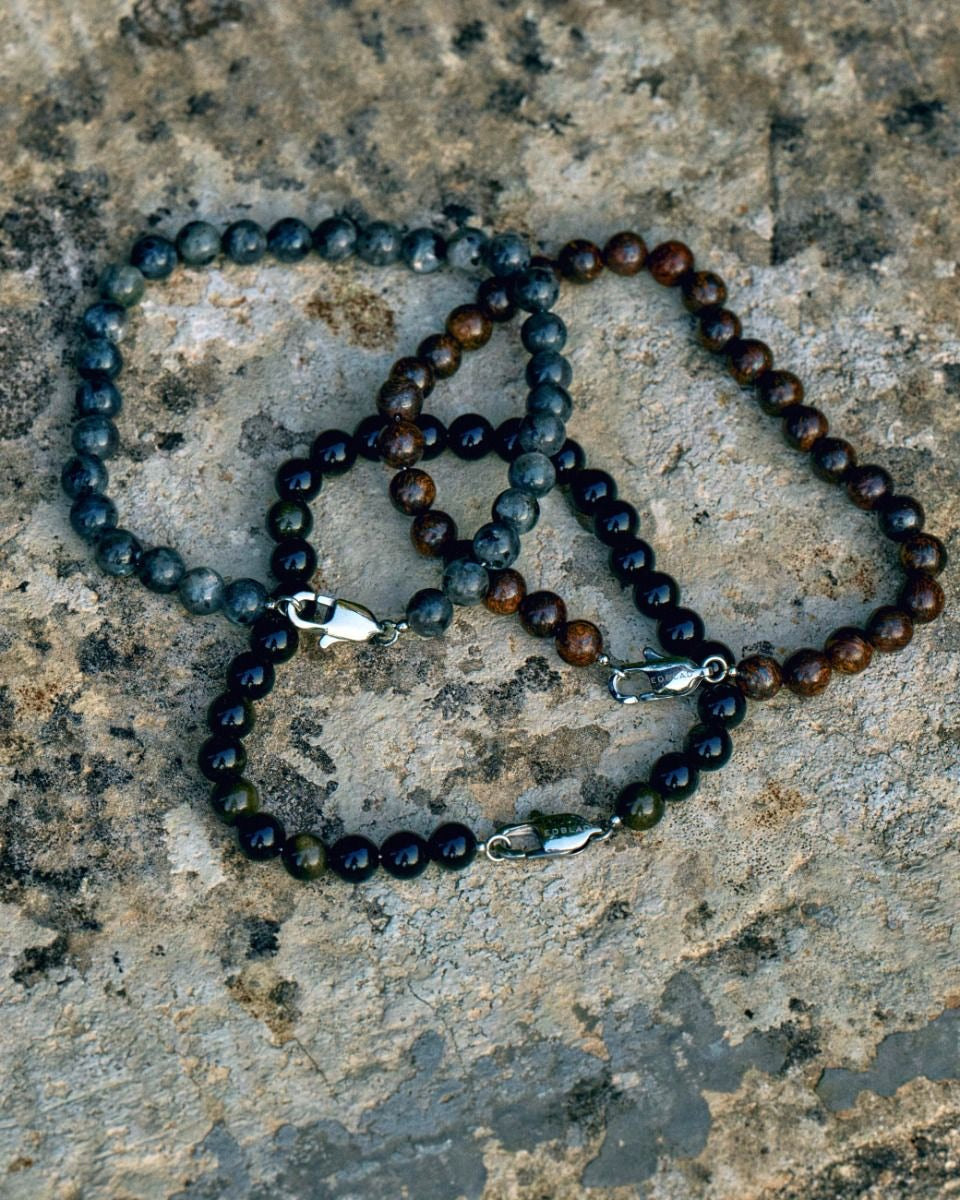 Avery Bracelet Brown Steel  Brown