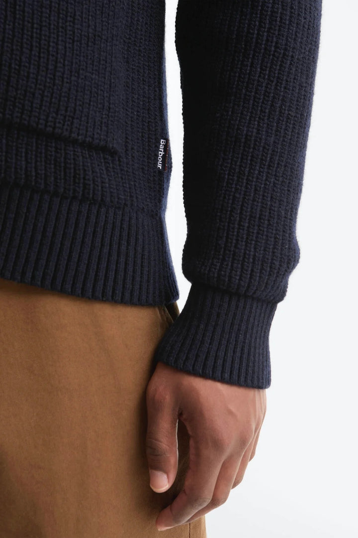 Barbour Hartland Knit  Navy