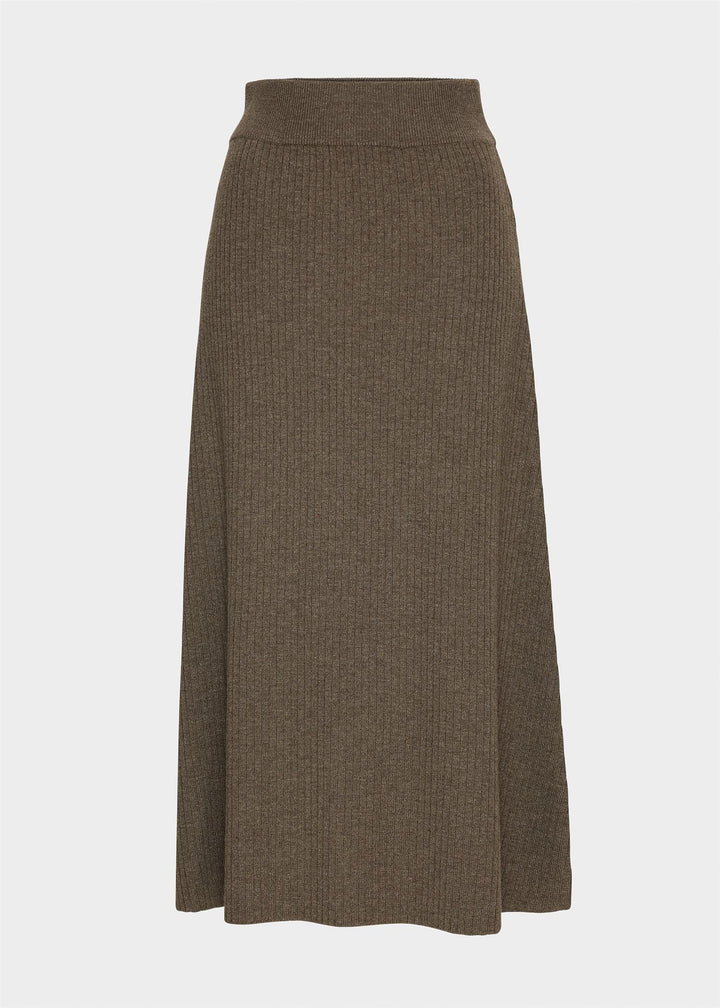 Winnie Merino Skirt  Wood
