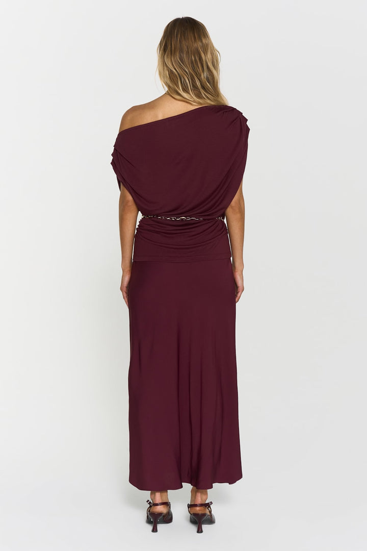 Narina Top  Burgundy