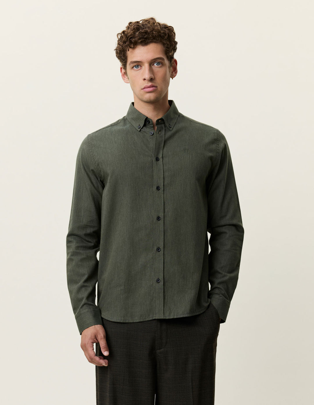 Soft Flannel Shirt Duffel Bag Green