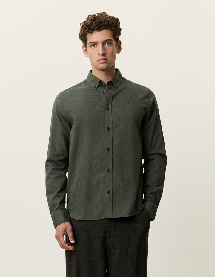 Soft Flannel Shirt Duffel Bag Green