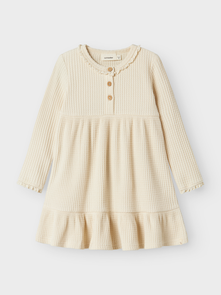 NMFOSANNE LS DRESS LIL  Offwhite