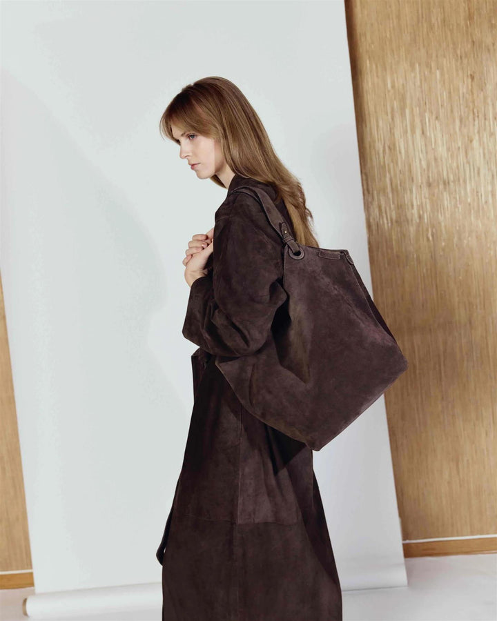 SOHO Shoulder bag  Umber Suede