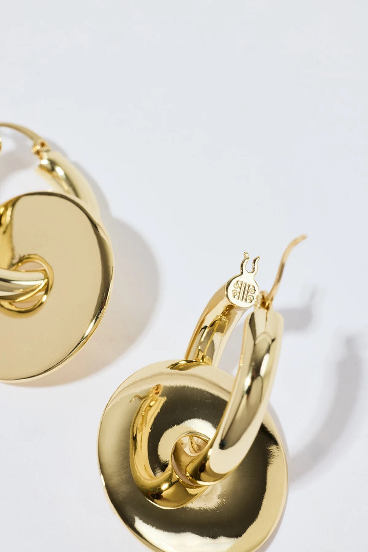 PETIT UFO HOOPS  Gold