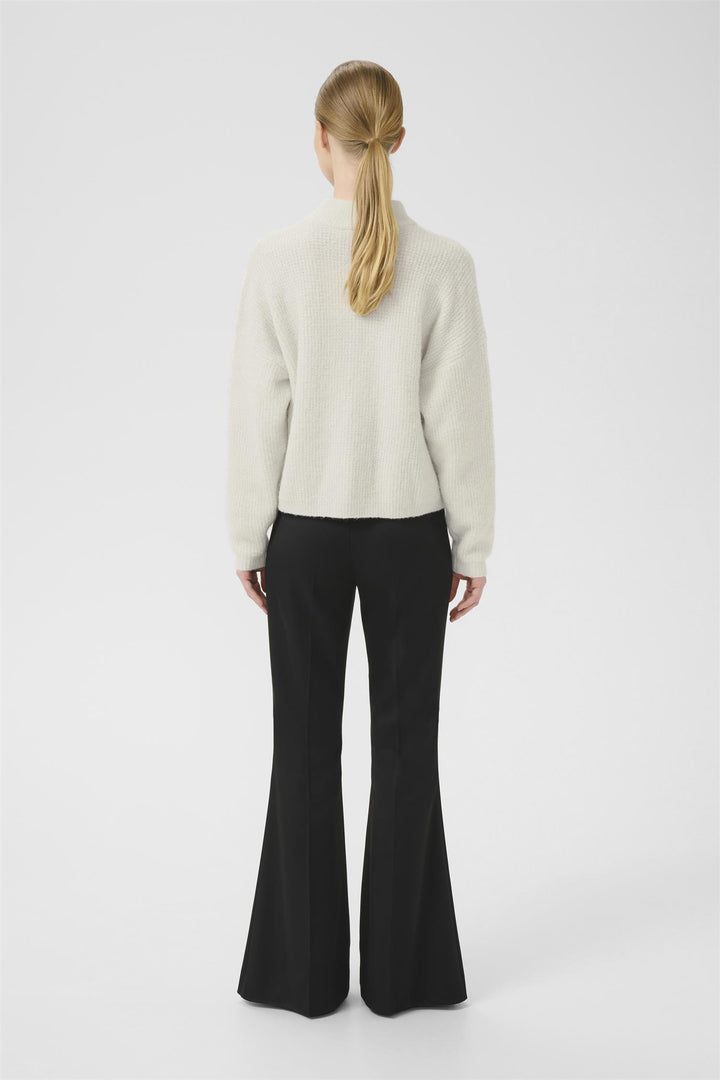 Gzalpha Shimmer Cardigan  Ivory With Lurex