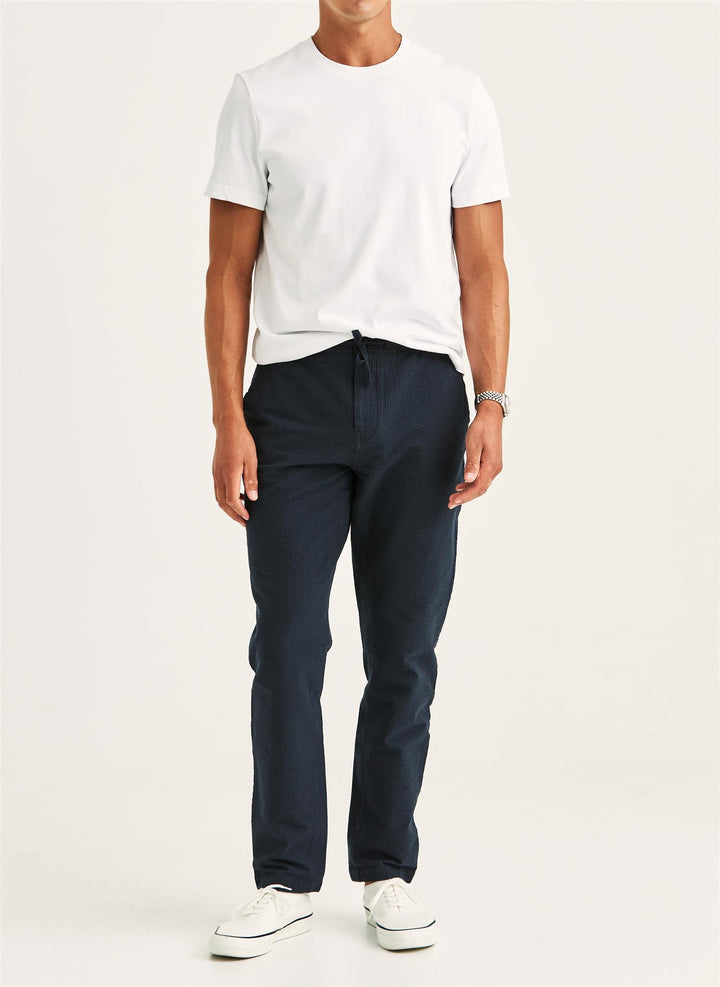Fenix Seersucker Trouser  Blue