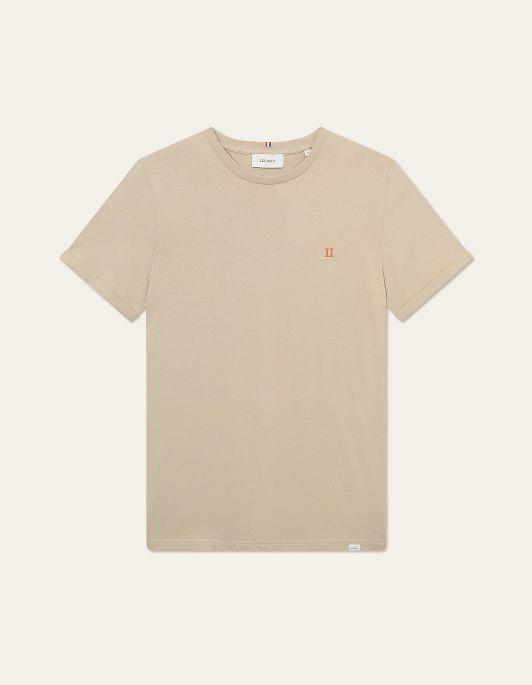 Nørregaard T-Shirt - Seasonal  Light Desert Sand/Orange