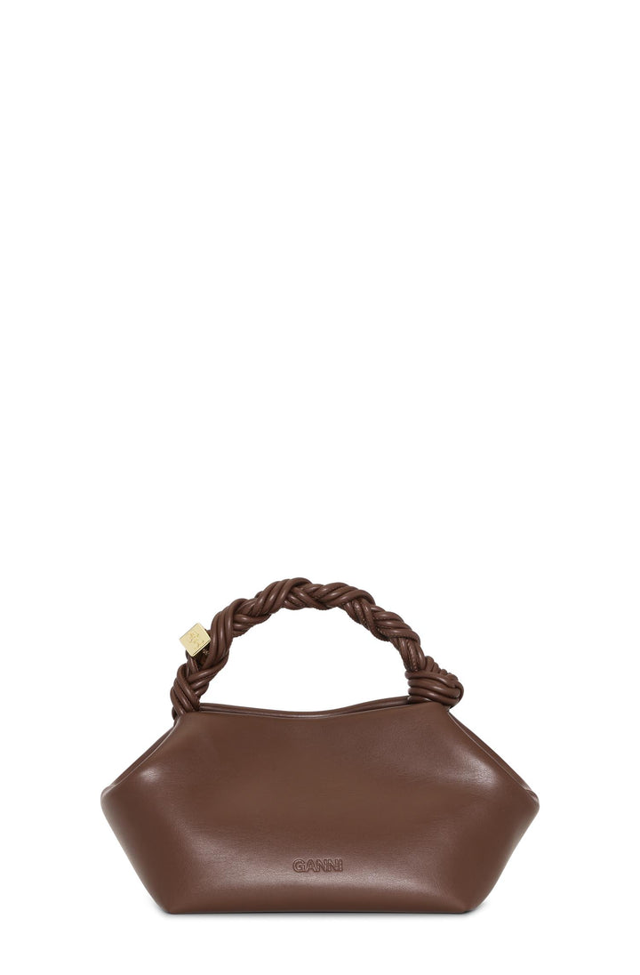 Ganni Bou Bag Small  Chocolate Fondant