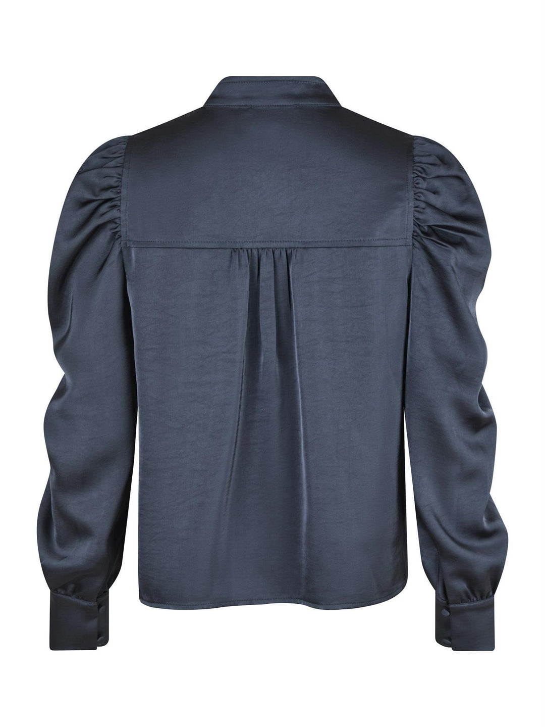 Rosslyn Heavy Sateen Blouse  Midnight Blue