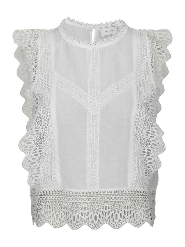 Samia Lace Top  White