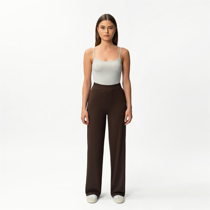 ASANA RELAXED STRAIGHT PANT  Dark Brown