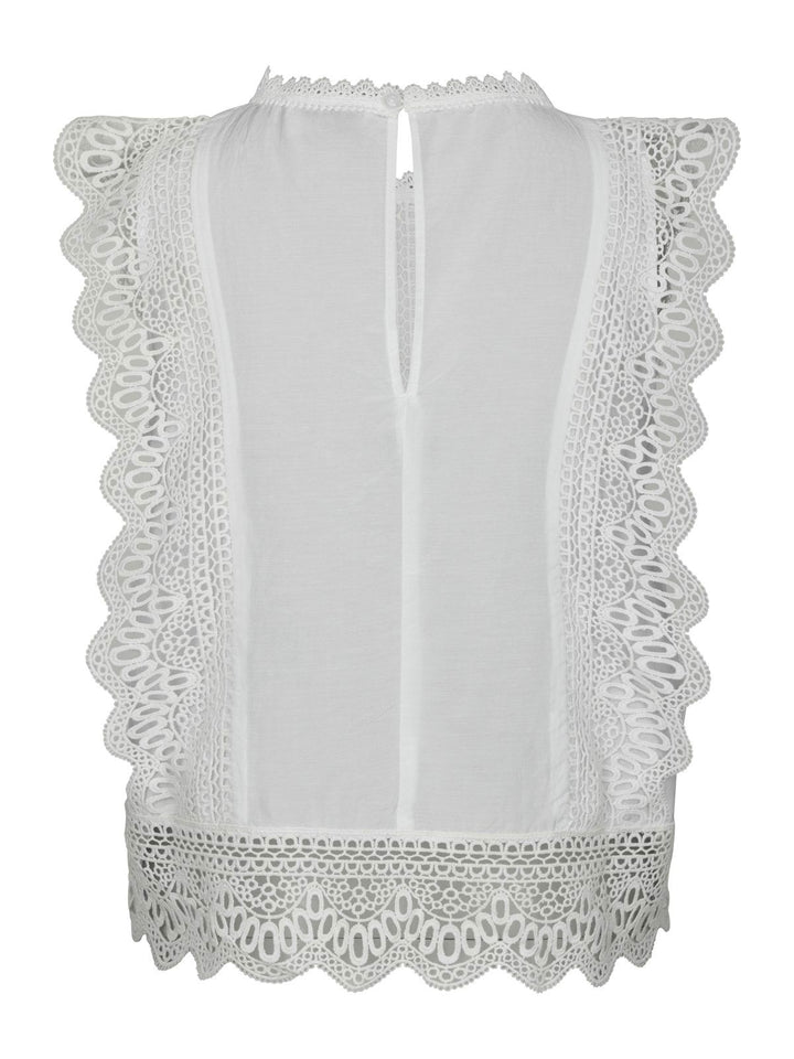 Samia Lace Top  White