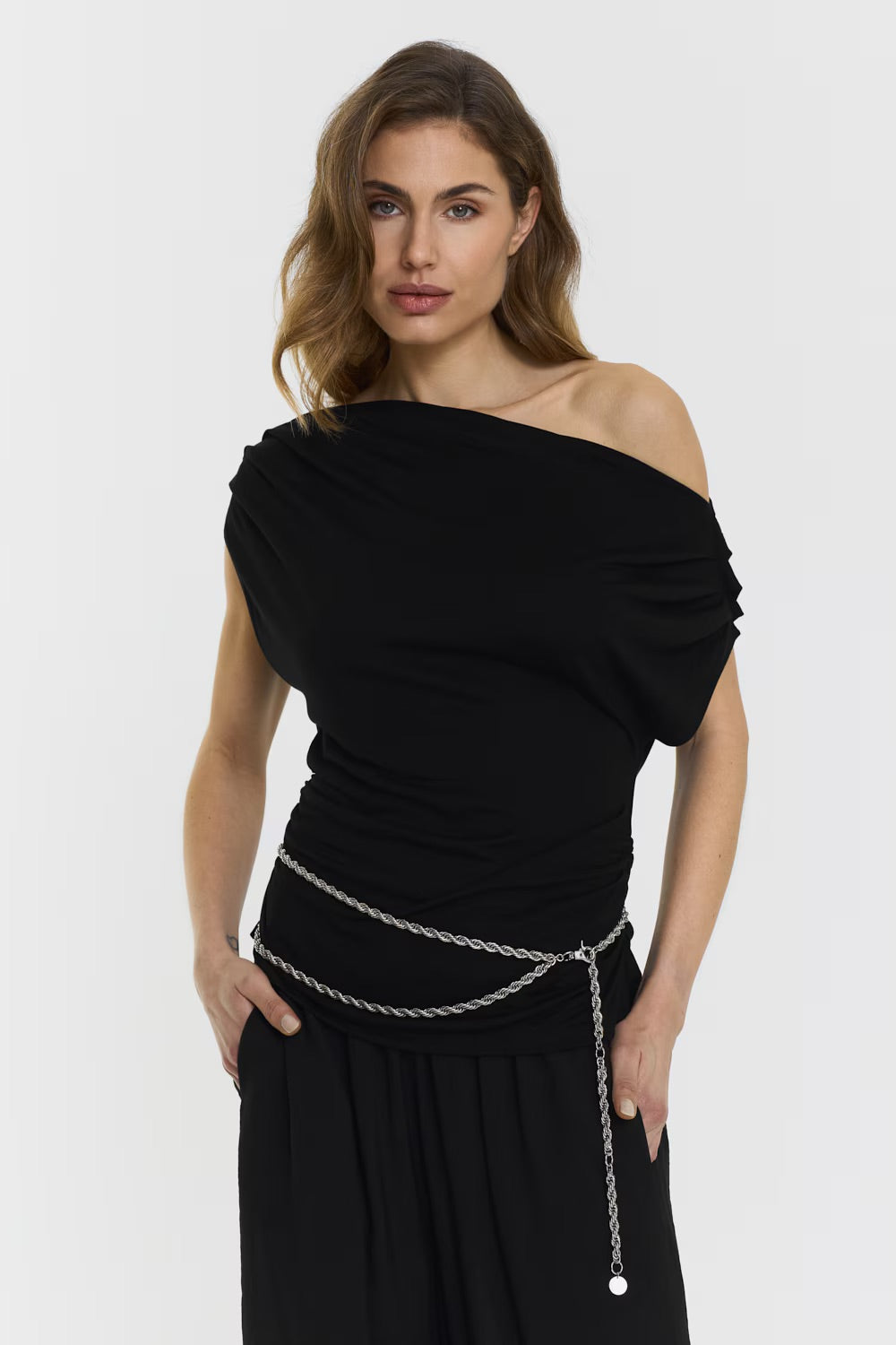 LUVIA BELLY CHAIN  Silver